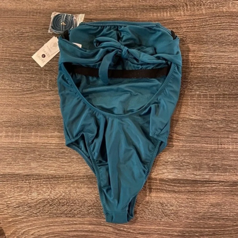 Shade & Shore‎ Teal One Piece Swimsuit